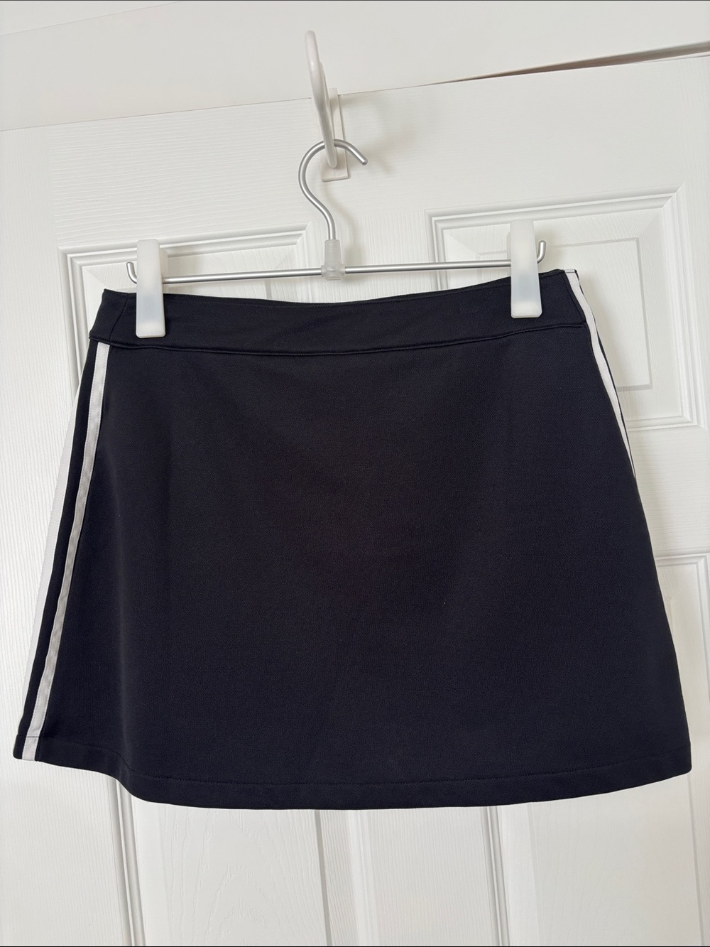 ADIDAS ORIGINALS Women’s ADICOLOR 3-STRIPES SHORT WRAPPING SKIRT black sz large - Picture 5 of 15
